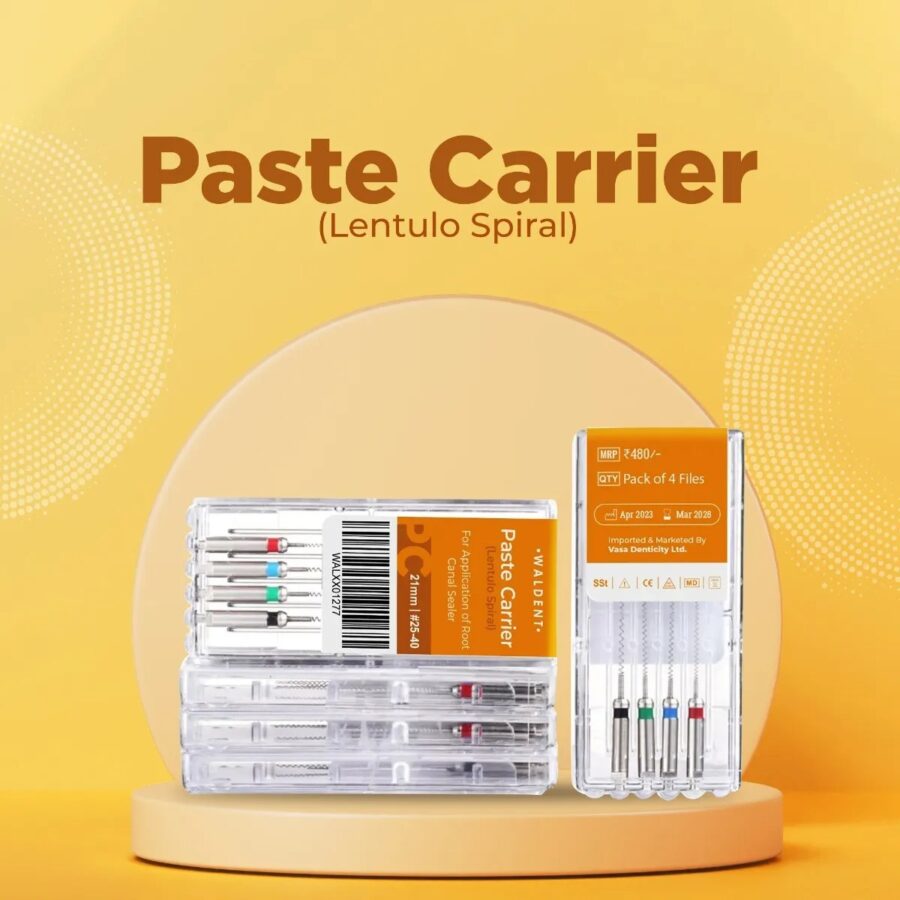 Waldent Paste Carrier (Lentulo Spiral) 25mm - 25 (Pack of 4)